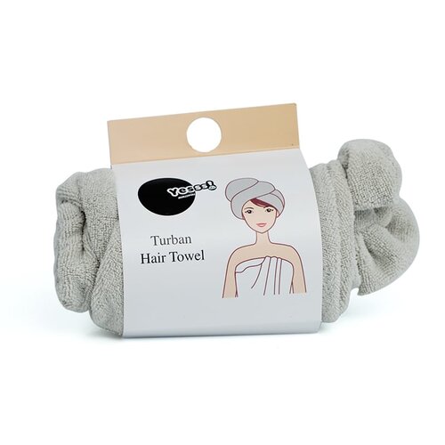 YESSS! turban za sušenje kose sivi Cene