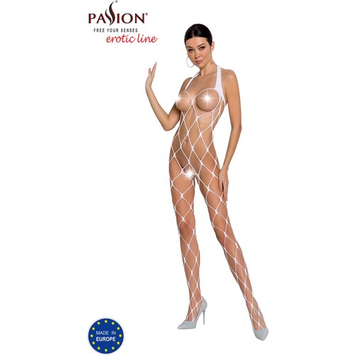 Passion Bodystocking BS091 White Cene