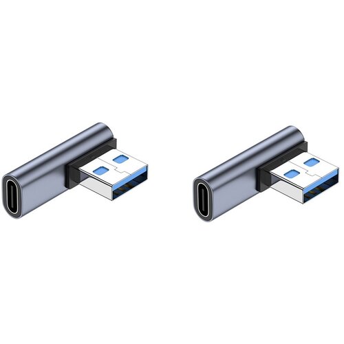 INF 2-Pack Kotni USB-C ženski na USB-A mo&scaron;ki adapter: Prenos moči in podatkov, (5000098868) Cene