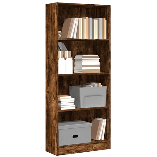  Regal za knjige boja hrasta 60x24x143 cm konstruirano drvo Cijene