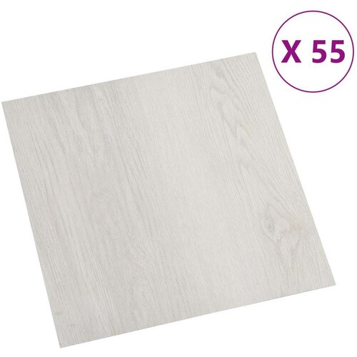 Podne daske 55 pcs Bež 5 11 m&amp;sup2; PVC - Svijetla bež Slike