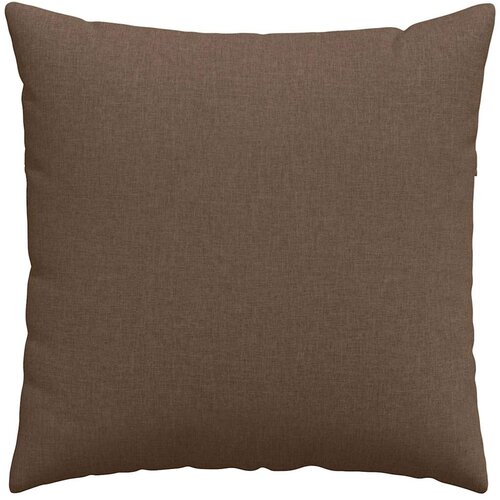  Jastučići za sofu 2 pcs Smeđa 60 x 60 cm tkanina Slike