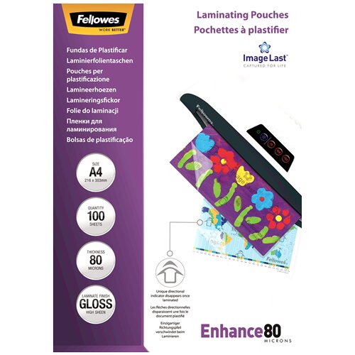 Fellowes ImageLast A4 80 micron 100-pack Slike
