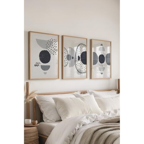 WALLXPERT &Ccedil;-300670 - 3040 Set dekorativnih slika u vi&scaron;e boja (3 komada) Cene