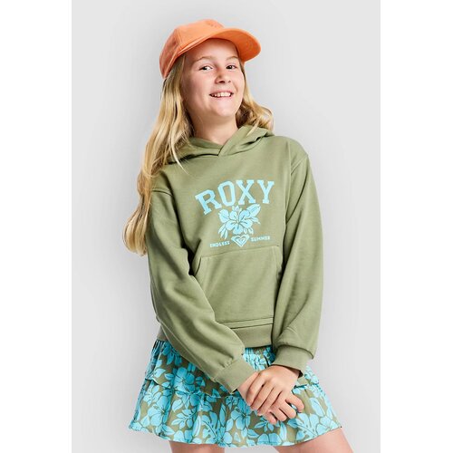 Roxy Hope You Trust 2 Kids Pulover s kapuco oil green Cene