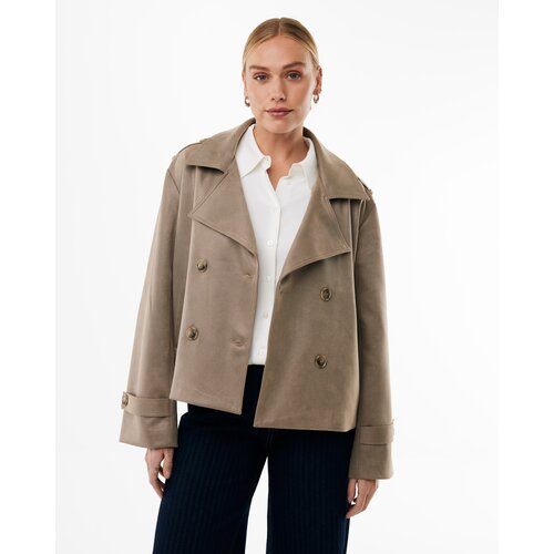 Mexx Ženski mantil Boxy Trenchcoat, Braon Cene