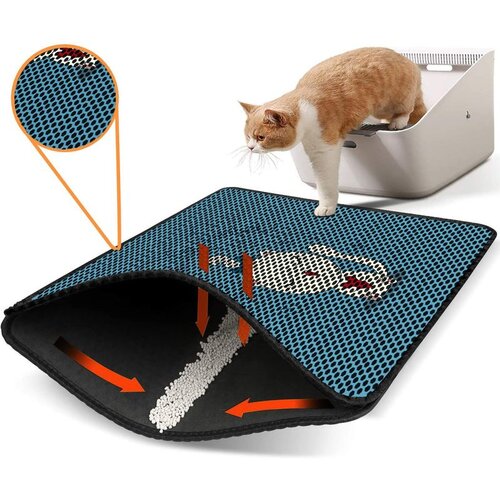 WALLXPERT Nrszn0034 multicolor cat litter mat Cene