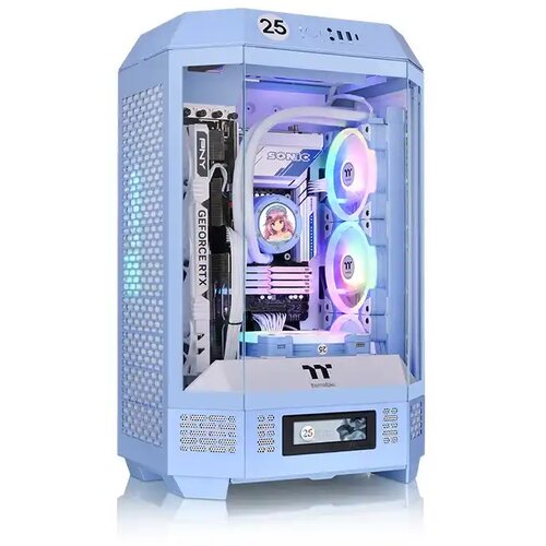 Thermaltake Kućište The Tower 300 Hydrangea blue Cene