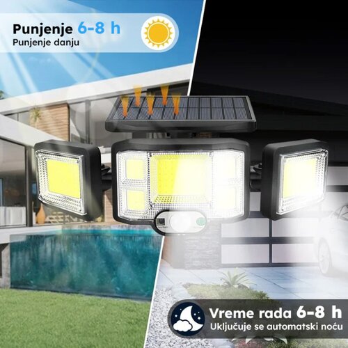  Solarni LED reflektor-lampa sa PIR senzorom Slike