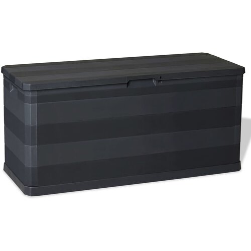  Vrtna kutija za pohranu crna 117 x 45 x 56 cm Cene