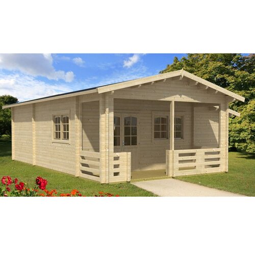 Male kuće Drvena kuća MANZANARES 714 &times; 930 cm &ndash; bez zavr&scaron;nog krovnog pokrova Cijene