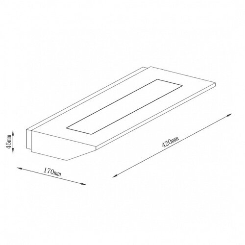 Bb Link ZIDNA LED LAMPA 12W WW SOLEA 50 DRVO Cene