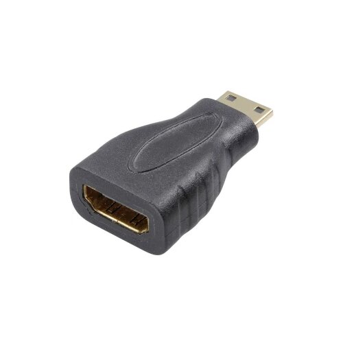 SpeaKa Professional HDMI adapter [1x HDMI-utikač C Mini 1x HDMI-utikač] crn pozlaćeni kontakt Cijene