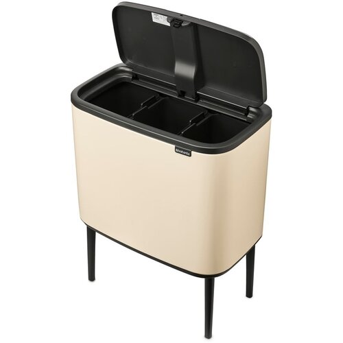 Brabantia Bež željezna kanta za smeće za odvojeni otpad/na dodir 33 l Bo Touch Bin &amp;ndash; Slike
