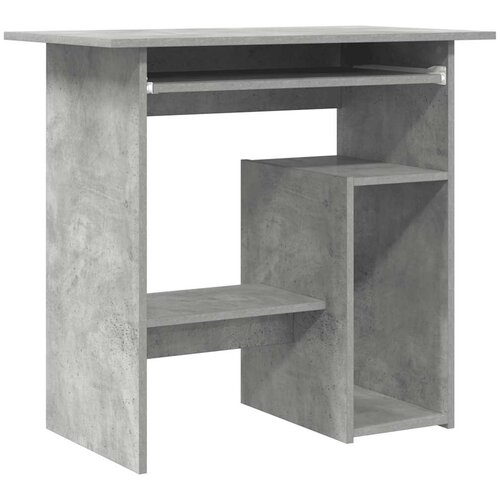  Radni stol siva boja betona 80 x 45 x 74 cm konstruirano drvo Slike