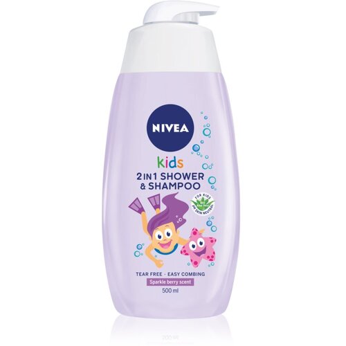 Nivea Kids Girl gel za tuširanje i šampon 2 u 1 za djecu 500 ml Cijene