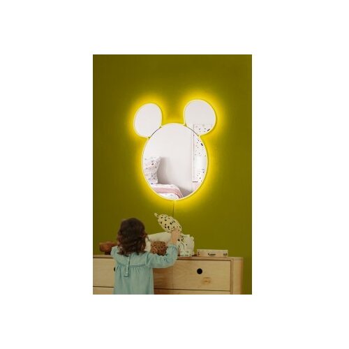 HANAH HOME ogledalo sa led osvetljenjem mickey silver yellow Cene