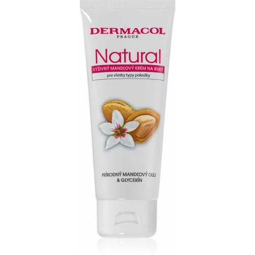Dermacol Natural Almond mandljeva hranljiva krema za roke 100 ml za ženske