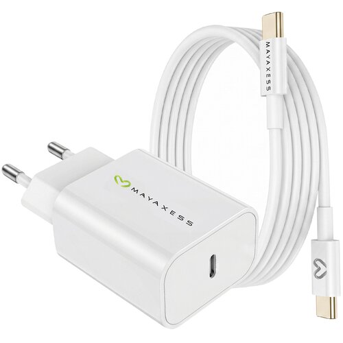 Oem Mayaxess, Omrežni polnilnik za Galaxy S24 Fe 20W + 1m USB-C kabel, Bela, (5000275874) Cene