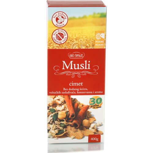 Bio &amp;Scaron;pajz organski musli sa cimetom 400g Slike