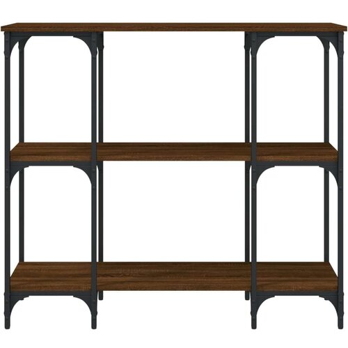 Konzolni stol smeđa boja hrasta 102x35x90 cm konstruirano drvo Slike