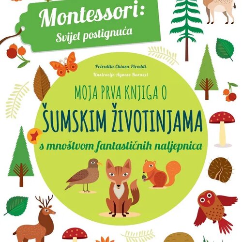 MALIK knjiga Montessori: &amp;Scaron;umske životinje Slike