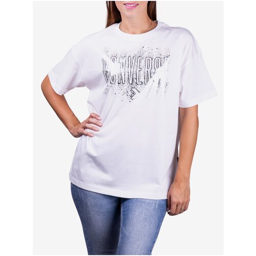Converse White T-shirt White/Silver - Women&amp;#039;s Slike