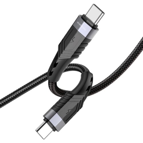 Borofone USB kabal BU35 Type-C Influence charging data cable black USB to Type-C, 1,2m, 3A Slike