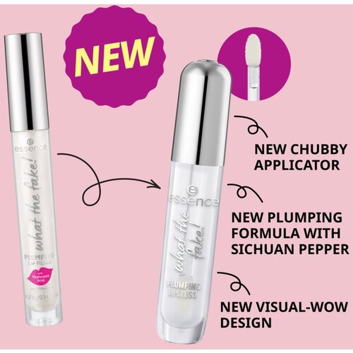 Essence WHAT THE FAKE! sijaj za ustnice za večji volumen odtenek 101 Main Squeeze 4 ml Slike