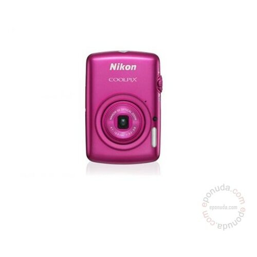 Nikon S01 Pink digitalni fotoaparat Slike