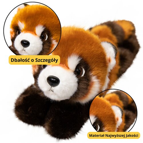 Plišana igračka / privjesak Crvena panda - 13 cm - smeđa Cijene