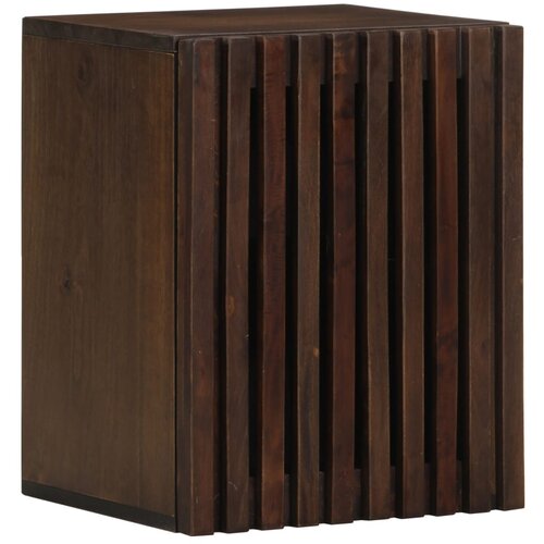 VidaXL Stenska kopalni&amp;scaron;ka omarica 38x34x48 cm rjava trden mangov les Slike