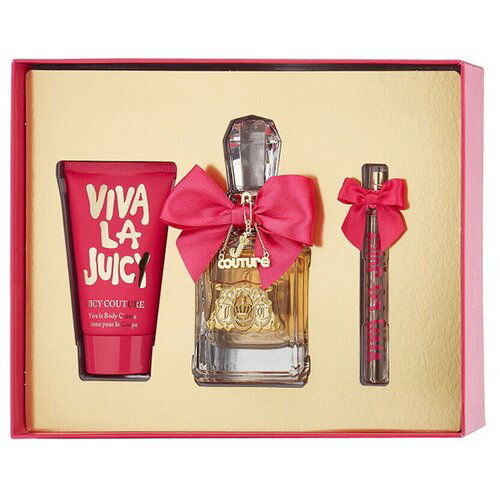 VIVA LA JUICY poklon set za žene EDP 100 ml + 10 ml + 125 ml Body losion Slike