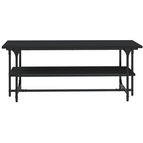  Stolić za kavu crni 100 x 50 x 40 cm konstruirano drvo Slike