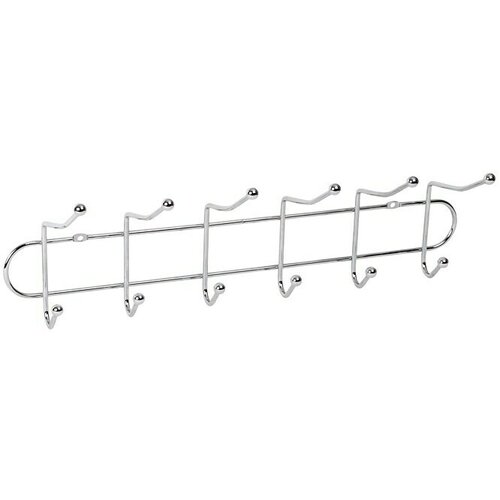 WALTECO Zidna lajsna s kukicama (D x V: 515 x 160 mm, Broj kuka: 6 Kom., Krom) Cijene
