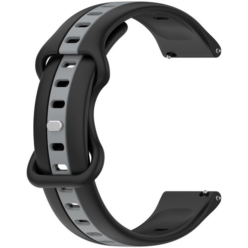 INF dvo-barvni dizajn pa&scaron;čka za uro black+grey 20 mm, (21733924) Cene