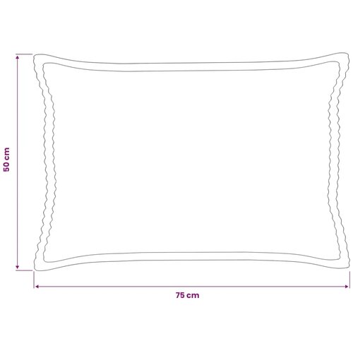  Presvlaka za jastuk 2 kom. HOUTEN Svjetlosiva 50 x 75 cm Kord - Svjetlosiva 50 x 75 cm 2 Cene