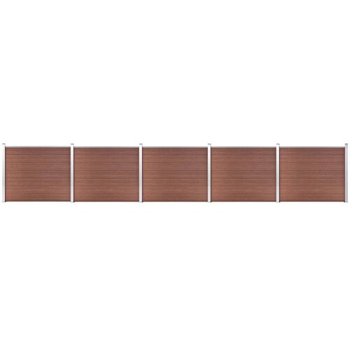  Set panela za ogradu WPC 872 x 146 cm smeđi Cene