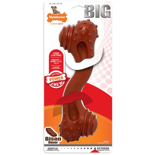 Nylabone Dura Chew Monster kost za žvakanje s aromom bizona - velika: oko D 25 x &amp;Scaron; 8 x V 5 cm Slike