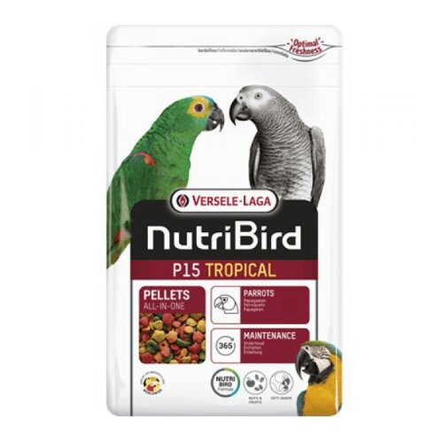 Versele-laga Nutribird Tropical peleti P15 za velike papige - 1 kg Cene