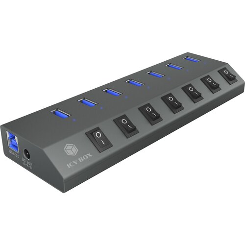 Raidsonic IB-HUB1701-C3 7 port USB 3.0 Type-A Hub Cijene