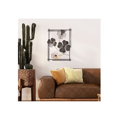Wallity Zidna dekoracija Weinan 2, 50x70x4cm, Crna Slike