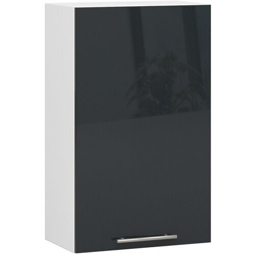 AKORD VISIČNI KUHINJSKI KABINET OLIVIA W 50cm BELO-GRAFITNO SJAJ H720, (21713607) Cene