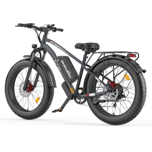 ZAZAWORK Električno kolo CF26, snemljiva baterija 48 V 20 Ah, debele pnevmatike 26 &amp;times; 4,0, črna, (5000255630) Slike