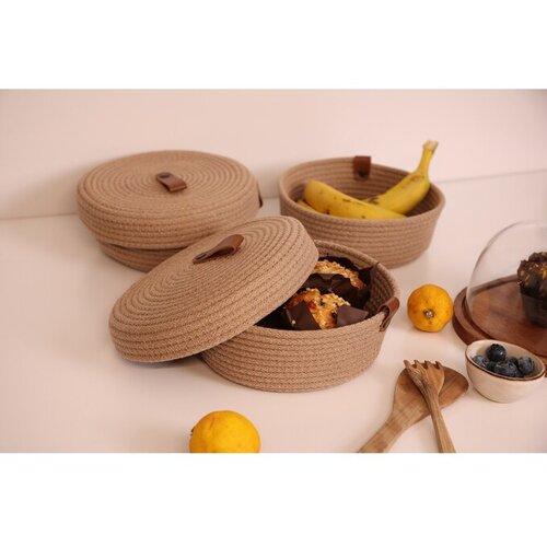 Aberto Design set pamučnih korpi 3 komada JUT02002128D Slike