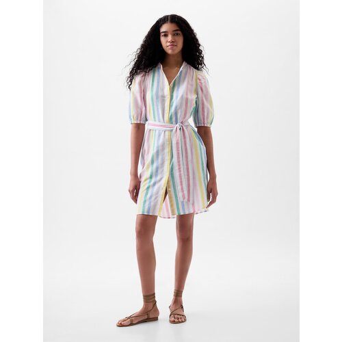 GAP Linen Striped Mini Dress - Women's Cene