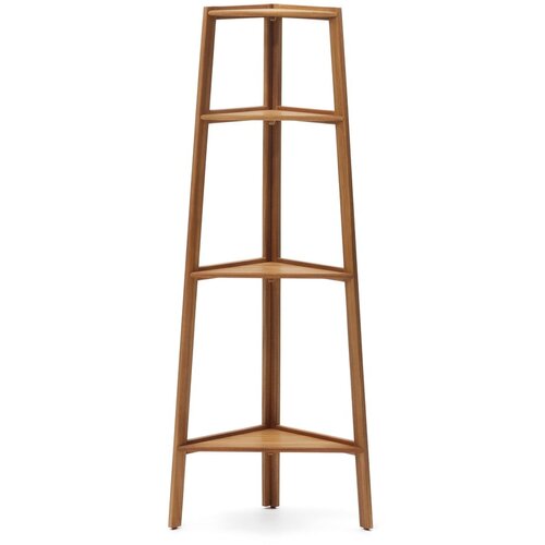 Kave Home Zunanja polica iz masivnega akacijevega lesa v naravni barvi 42x150 cm Victora - Kave Home Slike