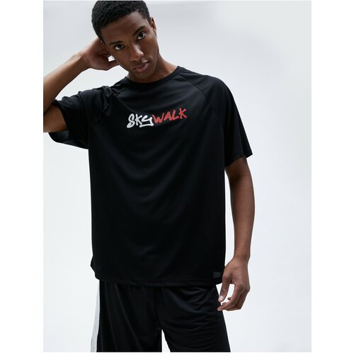 Koton T-Shirt - Black - Oversize Slike
