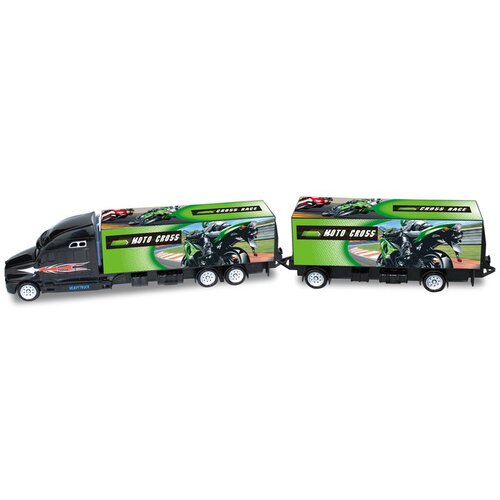 Kamion transporter za motor sa prikolicom Slike