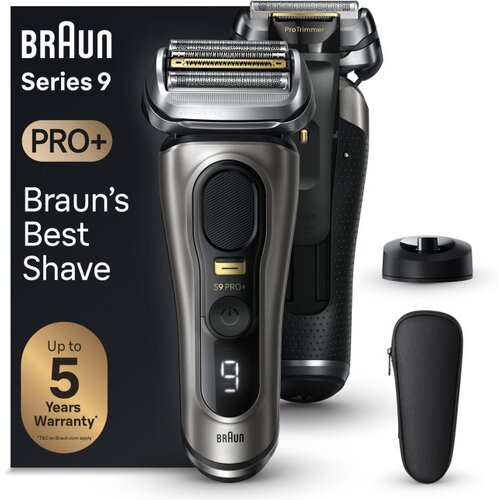 Braun series 9 pro+ 9515s brijačiaparat s postoljem za punjenje - grafitno sivi Slike